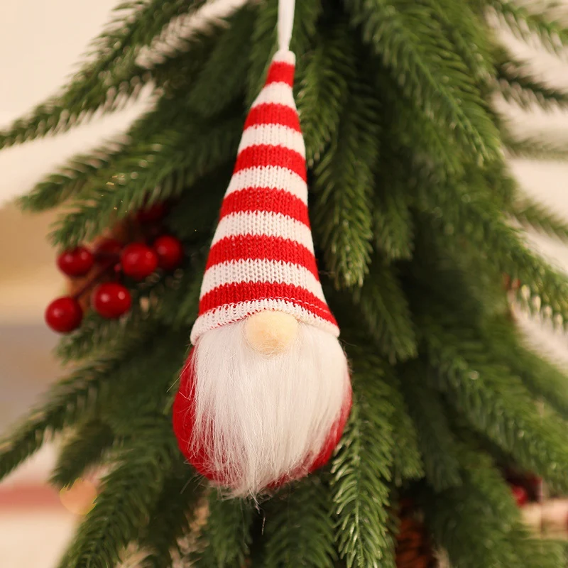 Decorative Felt Santa Gnome Ornament Stornfield