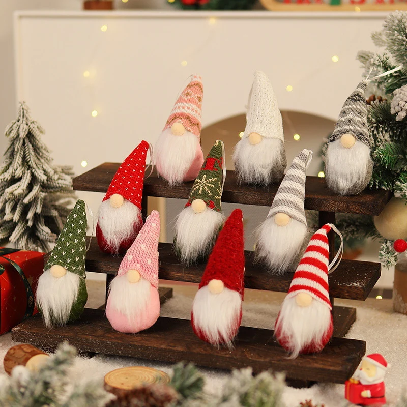 Decorative Felt Santa Gnome Ornament Stornfield