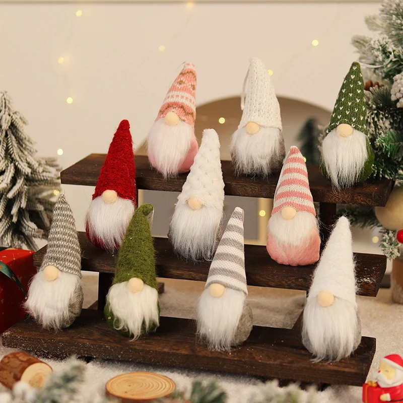 Decorative Felt Santa Gnome Ornament Stornfield