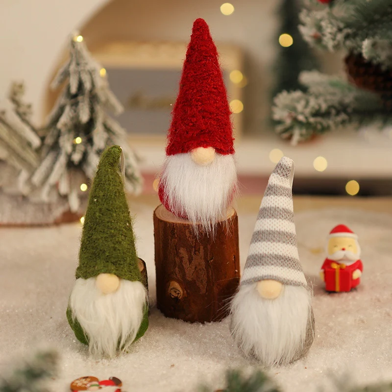 Decorative Felt Santa Gnome Ornament Stornfield