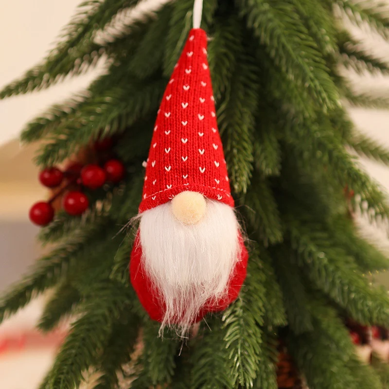 Decorative Felt Santa Gnome Ornament Stornfield