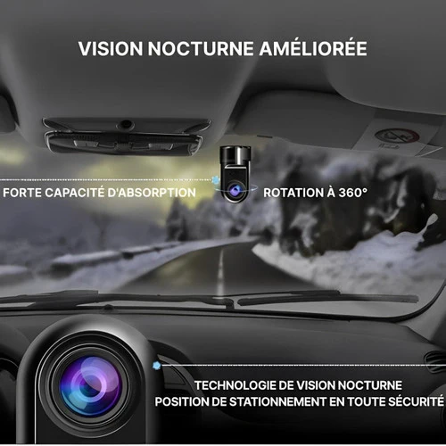 Smart Dashcam med AI, GPS og stemmestyring – For komplett parkering og kjøring sikkerhet | Luvikno