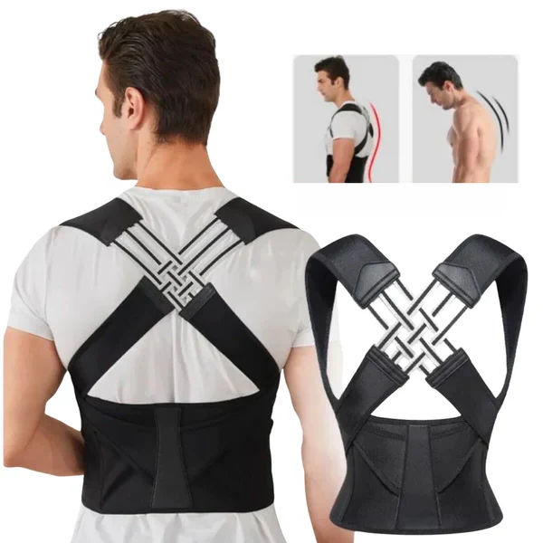Posture Corrector Brace for Neck and Back Support – Comfortable & Discreet | Luvikno