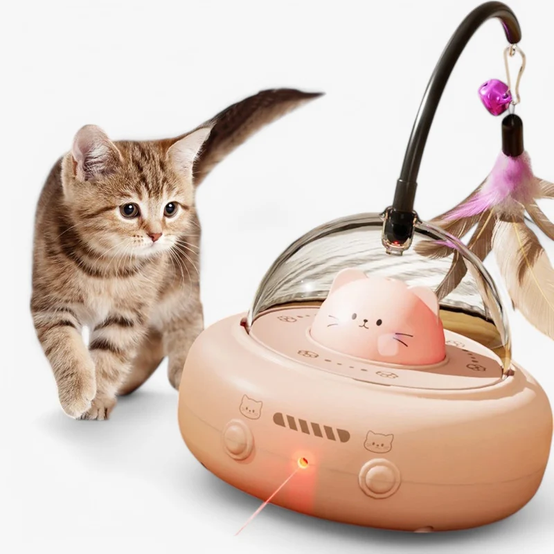 Smart Cat Laser "Hunting Light" med regnbuefunksjon og USB-ladingsfunksjon | Luvikno
