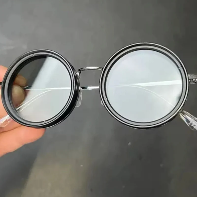 VisionRound Polariserte Solbriller – Unisex Retro Design med Justerbart Lysfilter | Luvikno
