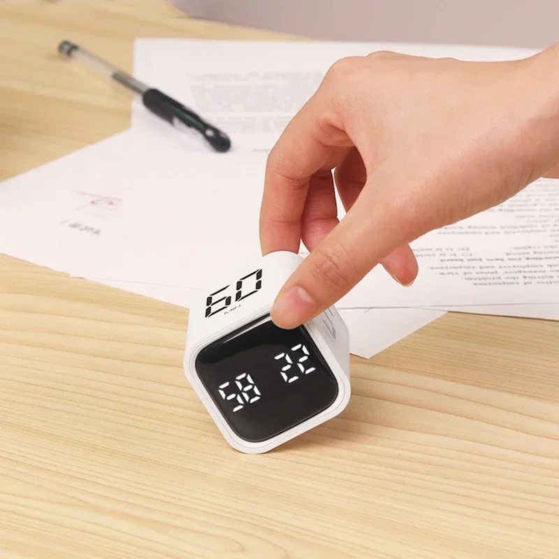 Time Cube SlimTimer – Bærbar LED terningtimer med bevegelsessensor | Luvikno