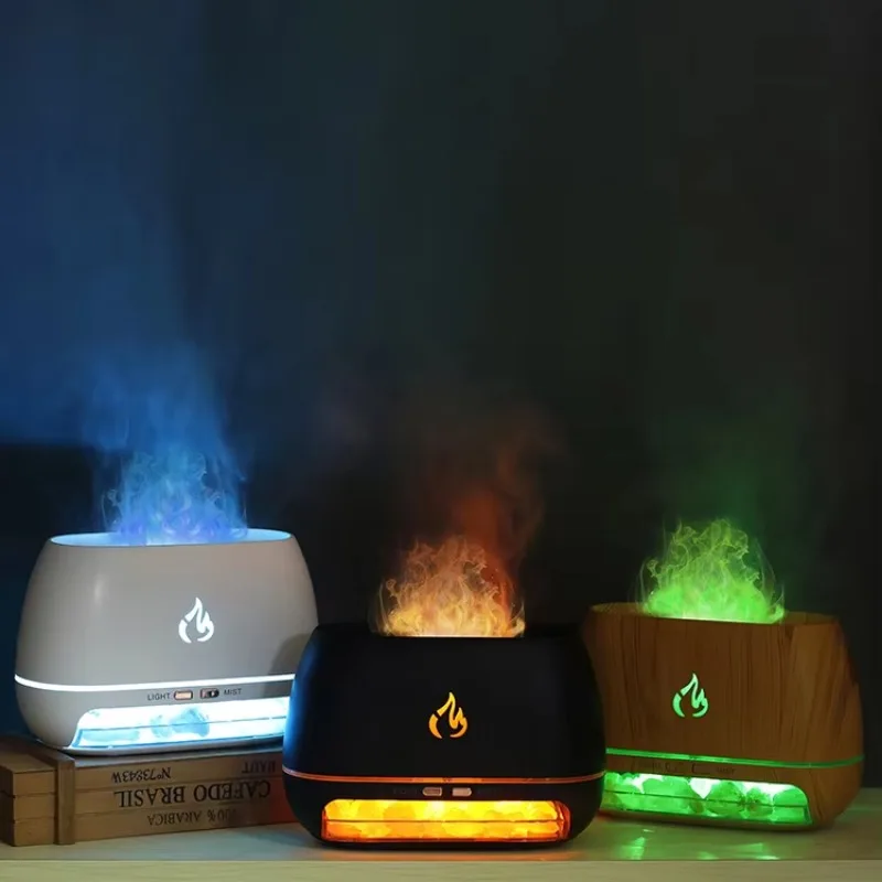 ZoutLicht Aroma Diffuser – Himalayasaltlampe med duftdispersjon og farge lys | Luvikno