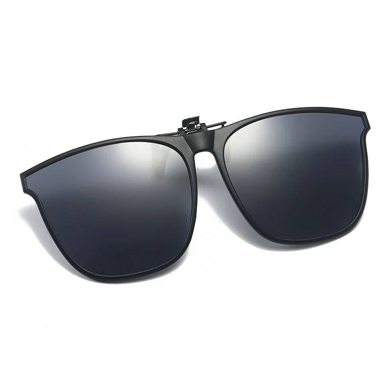 OogZeker ClipSunglasses – Lett Polaroid UV400 Clip-on for Brillebrukere | Luvikno