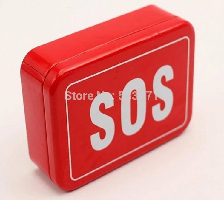 Portable SOS overlevelsespakke med 8 verktøy | Luvikno