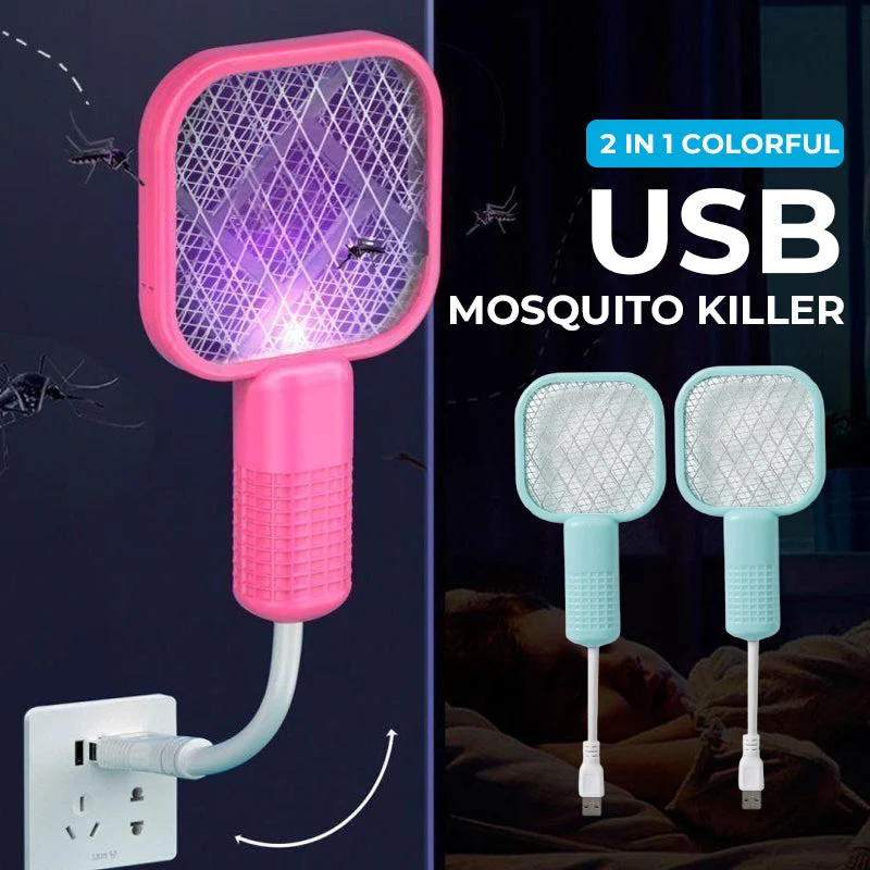 USB Myggavviser med LED og Sikkerhetsnett – 2-i-1 Design | Luvikno
