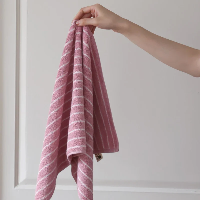 Gekämmte Baumwolle, gestreiftes, wasserabsorbierendes Handtuch