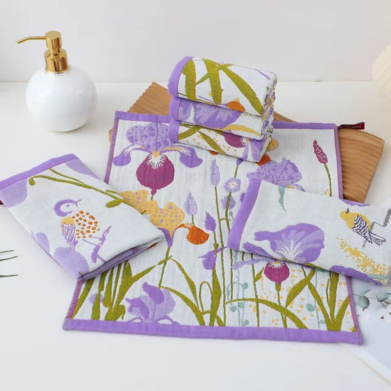 Jacquard Pastoral Baumwollgaze Funktionshandtuch