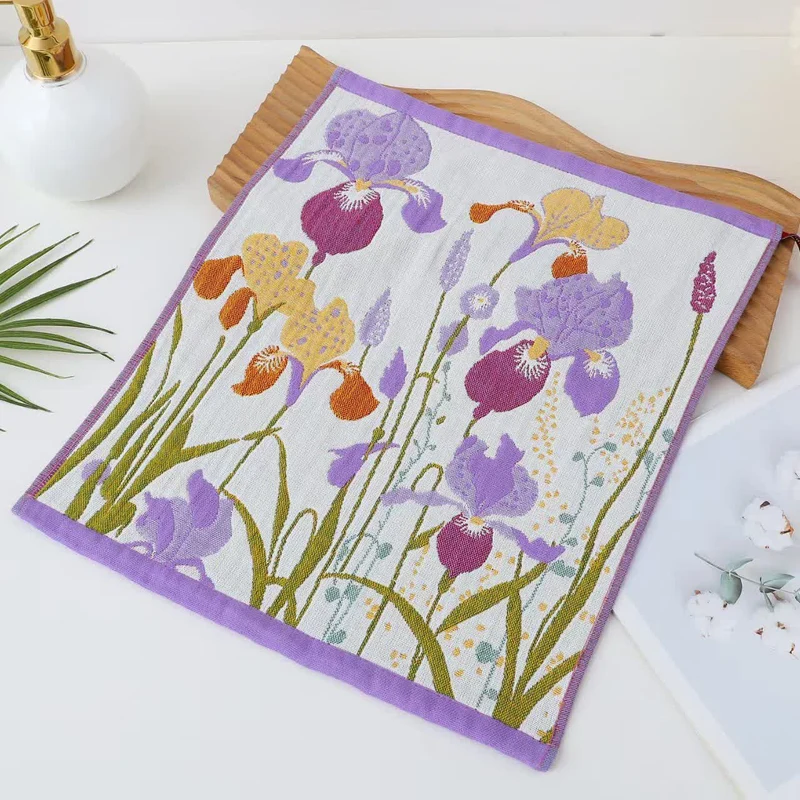 Jacquard Pastoral Baumwollgaze Funktionshandtuch