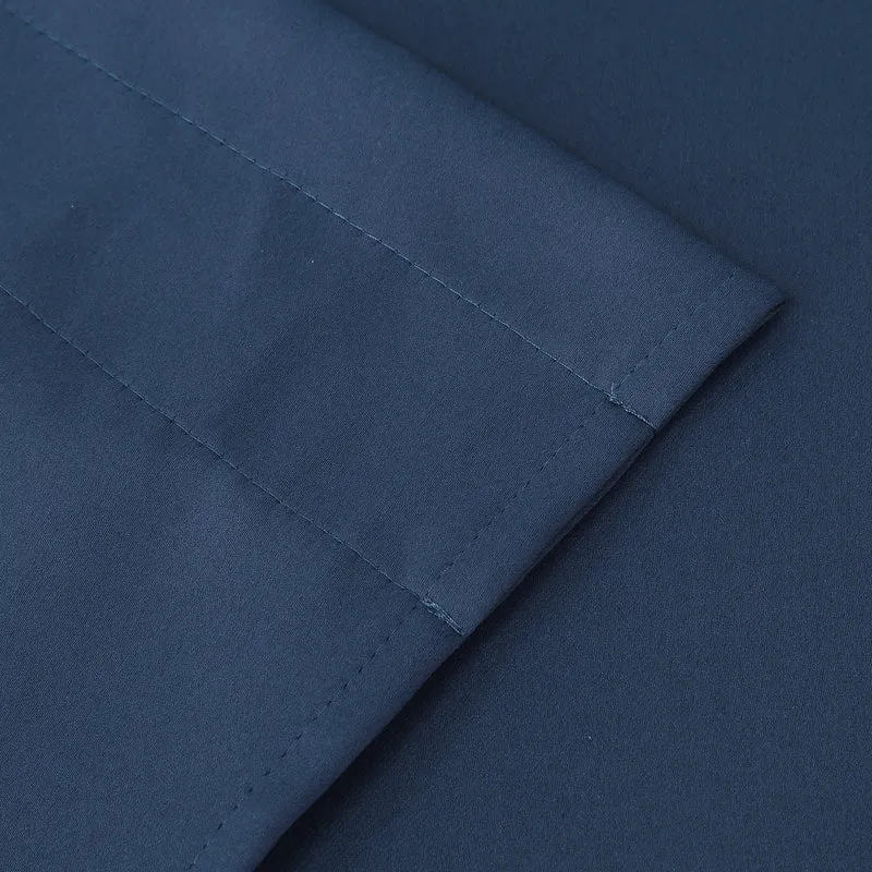 Garvee Tende Oscuranti 2 Pezzi Corte per Finestre Piccole con Tasca per Asta, Blocco Luce 70%, Tessuto Resistente, Ideali per Cucina e Bagno, Grigio