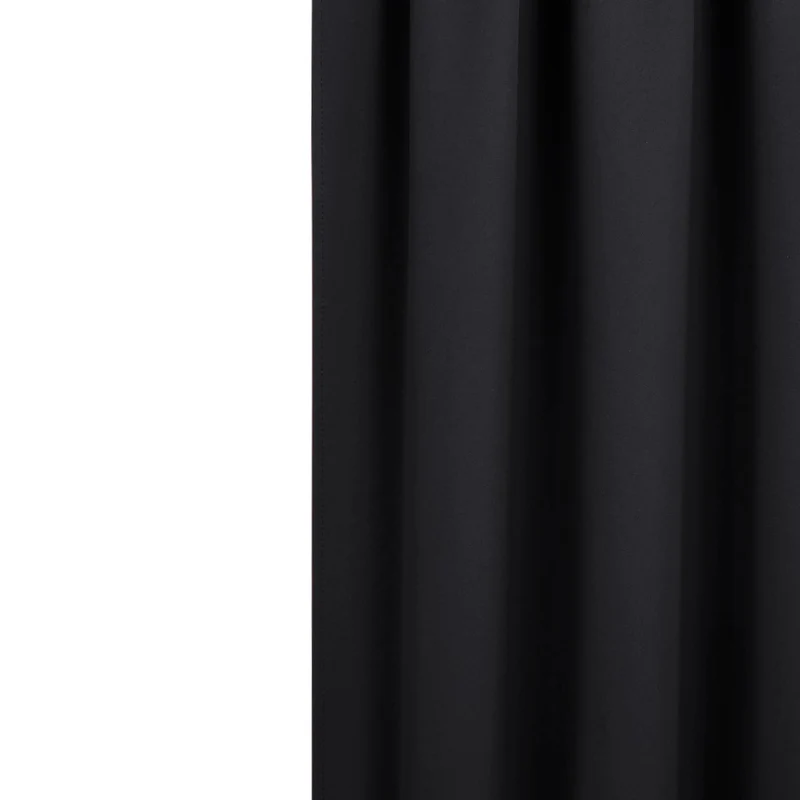 Garvee Tende Oscuranti 2 Pezzi Corte per Finestre Piccole, Tessuto Resistente, Blocco Luce Forte, Ideali per Cucina e Bagno, Nero