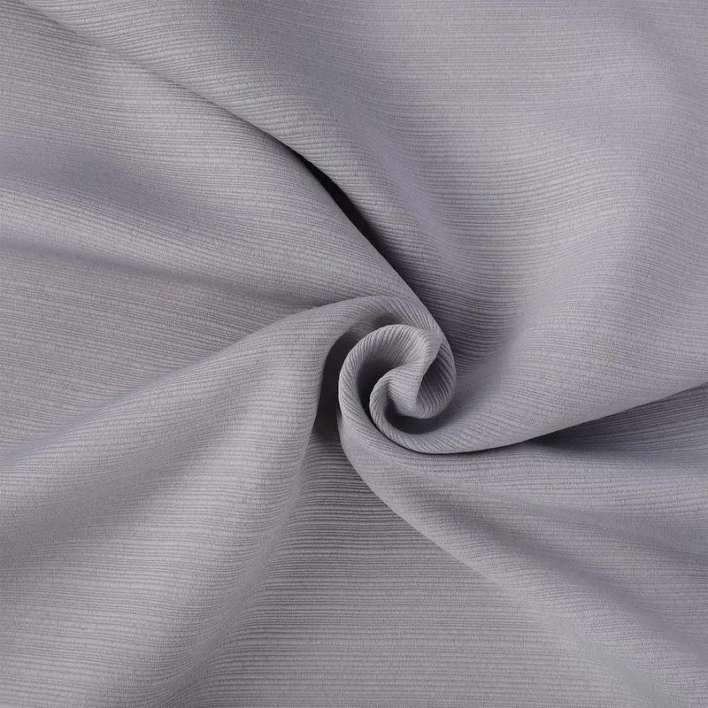 Tenda Doccia Garvee Stoffa Moderna a Righe Impermeabile 183x198cm Grigia per Bagno Hotel