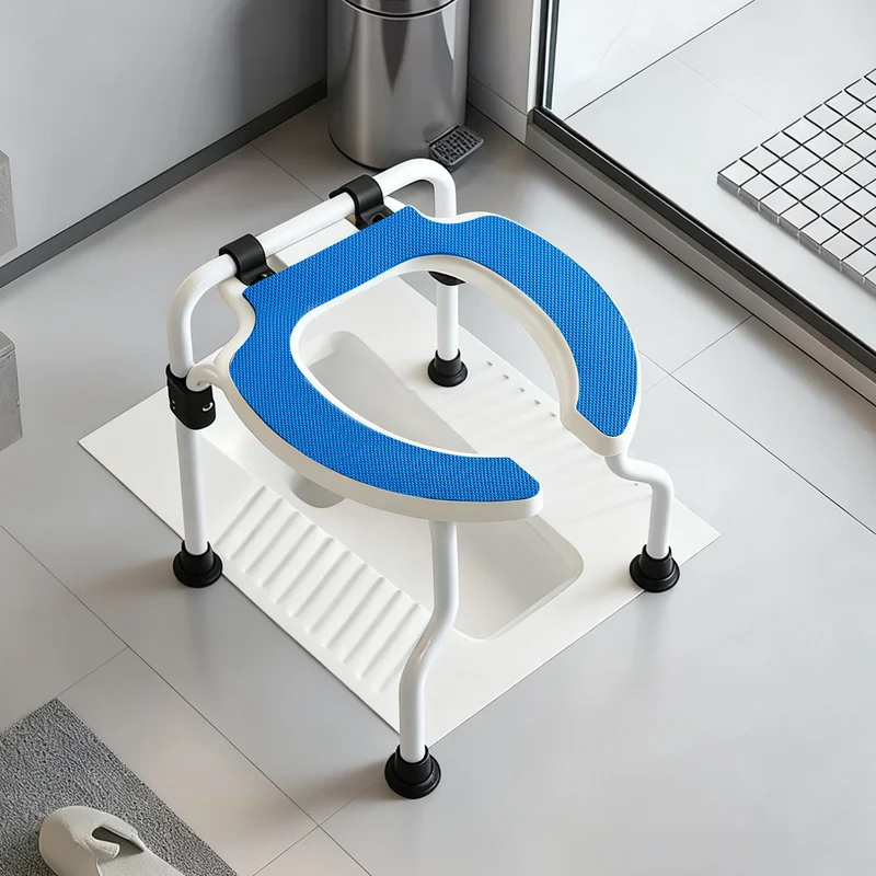 Garvee Alzasedile WC Universale con Telaio in Alluminio Imbottito Antiscivolo per Anziani e Donne Incinte Capacità 136 kg