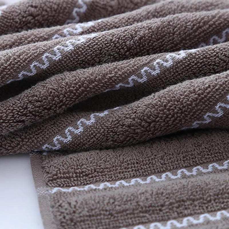 Ownkoti Gestreiftes Badetuch-Badetuch-Set