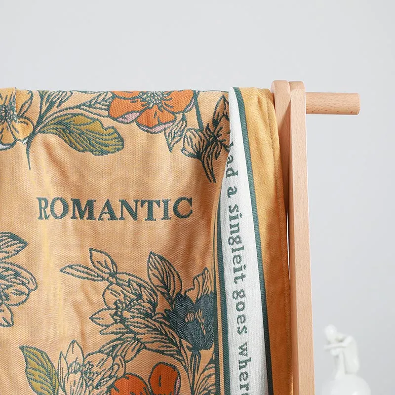 Ownkoti Wendbares Badetuch mit Blumenmuster in verschiedenen Farben