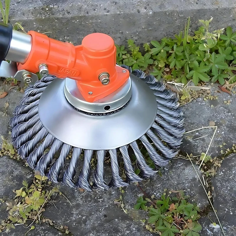 GrassCut TurboHead – Universal 6-Blade Ugressbørste for Kantklippere | Luvikno