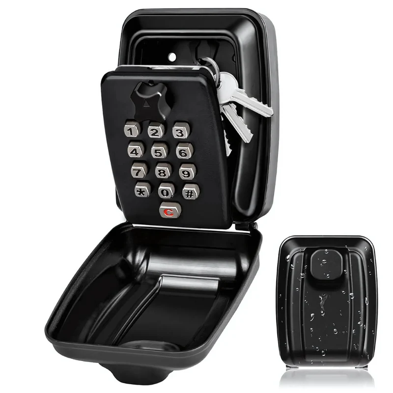 KeyGuard Utendørs Safe – Værbestandig Veggmontert Nøkkelboks | Luvikno