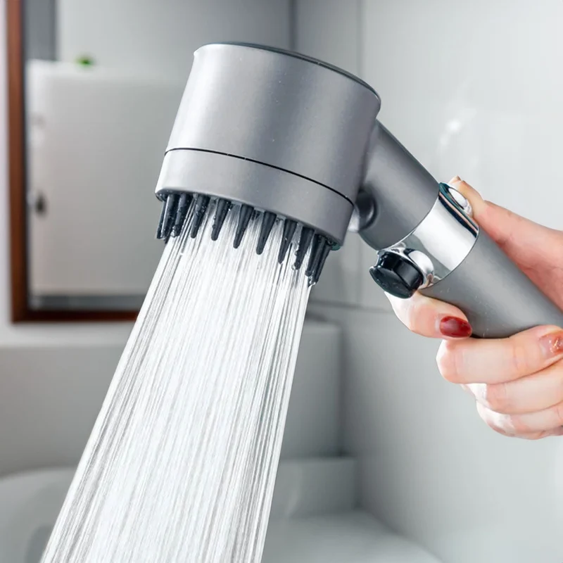 AquaBoost Justerbart Høyttrykks Dusjhode med Vannfilter og 3 Sprayinnstillinger | Luvikno