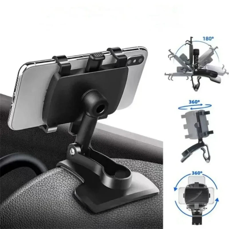 Universell roterbar telefonholder for bil – Sikker og handsfree navigasjon | Luvikno