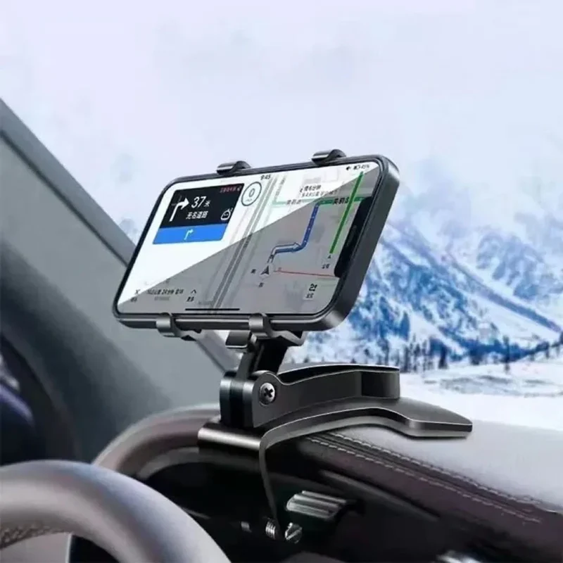 Universell roterbar telefonholder for bil – Sikker og handsfree navigasjon | Luvikno