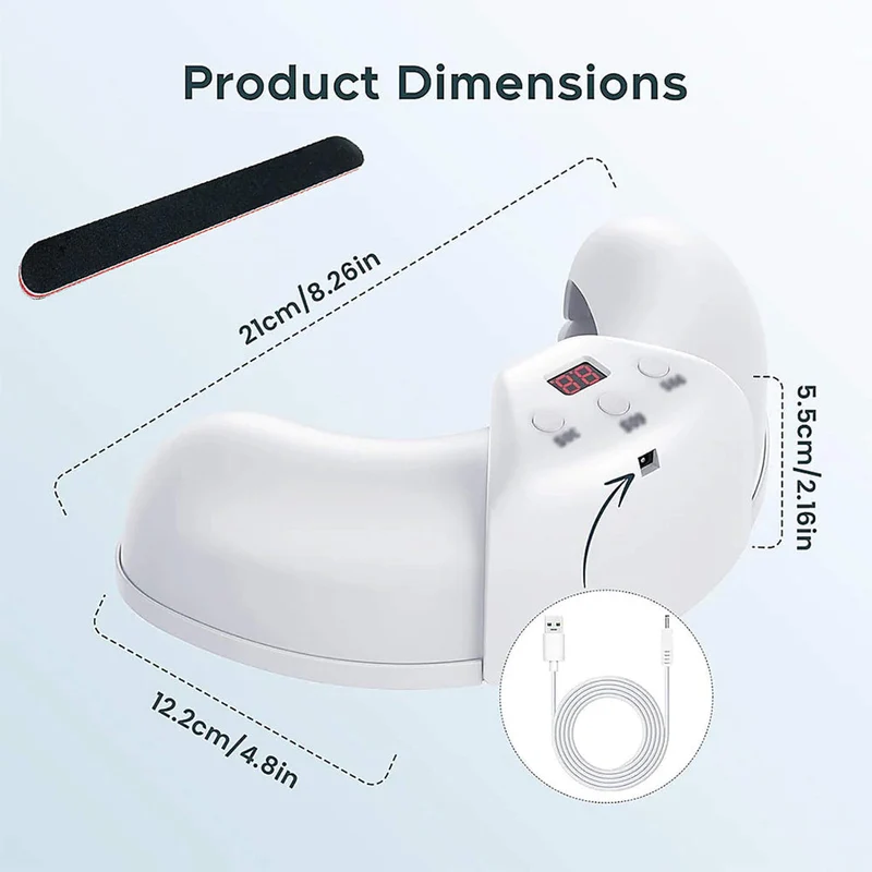 Laser Nail Treatment Device – Rød og blå lys mot neglesopp | Luvikno