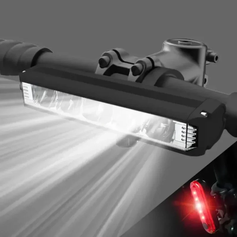 Kraftig sykkellykt 1400 lumen – USB oppladbar og værbestandig | Luvikno