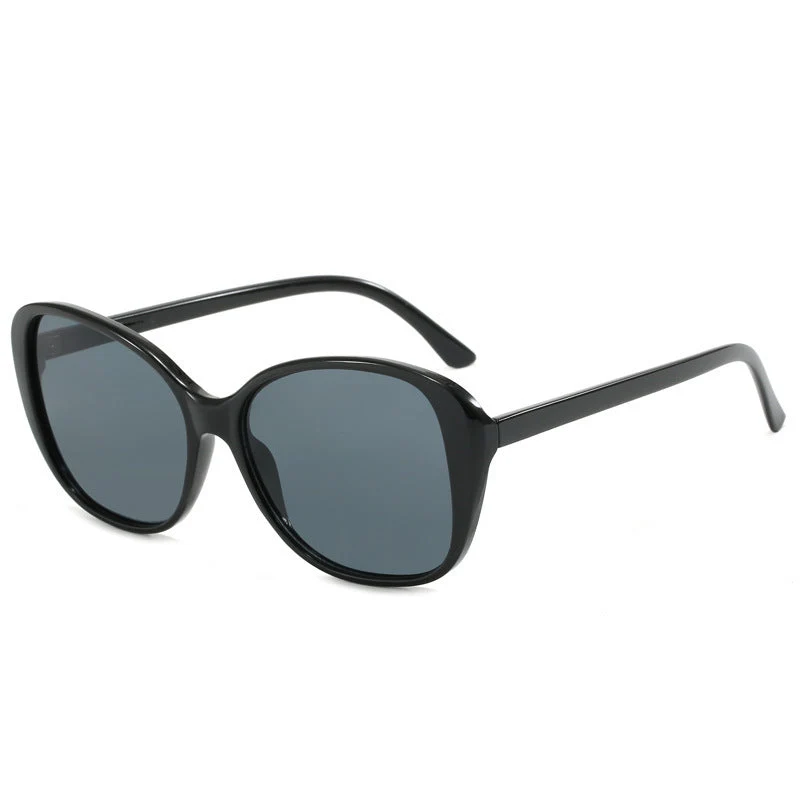 Dame Vintage solbrille med unik, bred ramme Luvikno