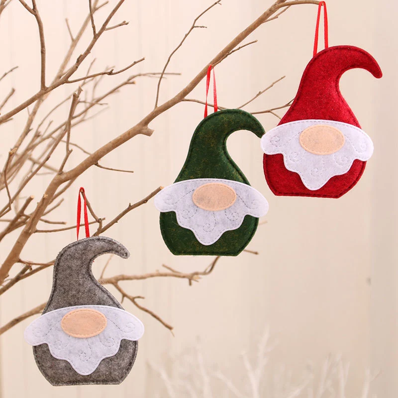 Decorative Felt Gnome Ornament Stornfield