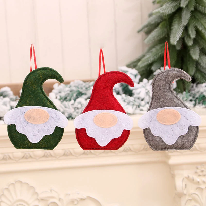 Decorative Felt Gnome Ornament Stornfield