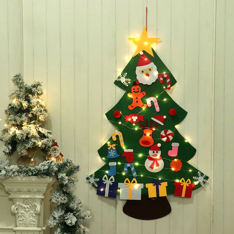 Decorative Felt Christmas Tree Wall Hanging Stornfield