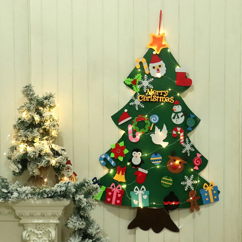 Decorative Felt Christmas Tree Wall Hanging Stornfield