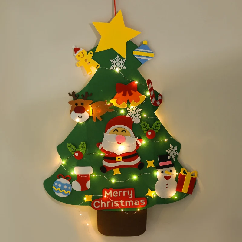 Decorative Felt Christmas Tree Wall Hanging Stornfield