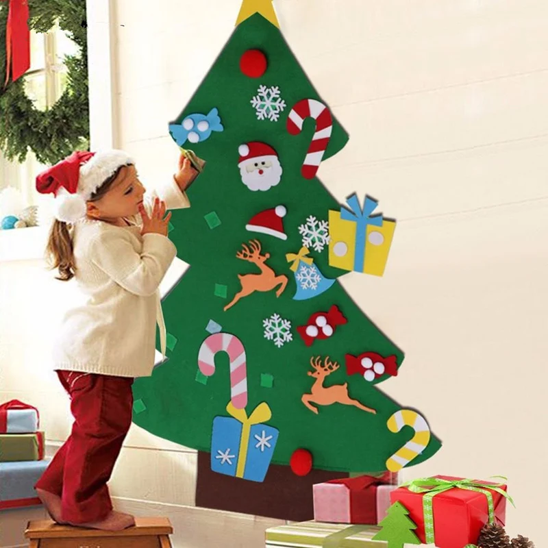 Decorative Felt Christmas Tree Wall Hanging Stornfield