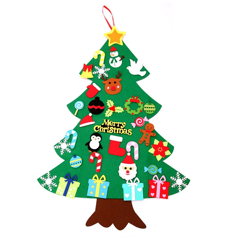Decorative Felt Christmas Tree Wall Hanging Stornfield