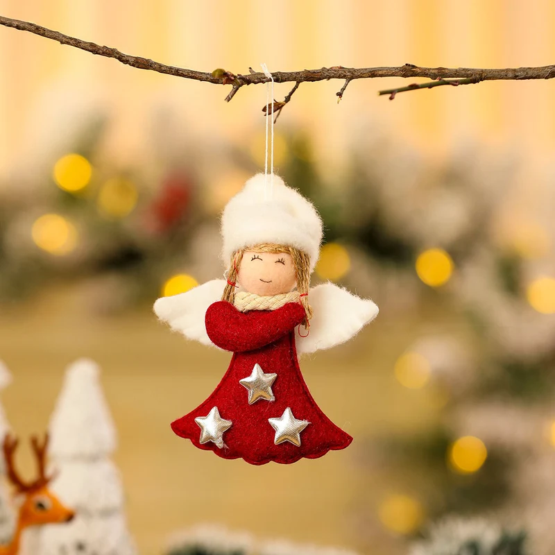 Decorative Felt Christmas Angel Ornament Stornfield