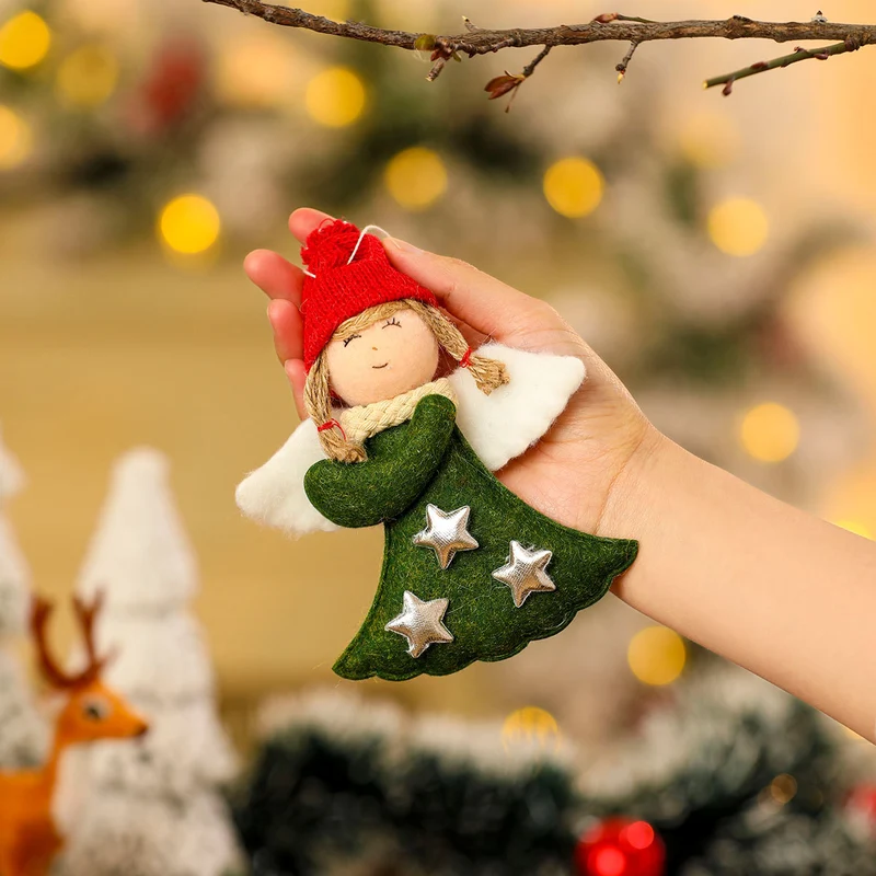 Decorative Felt Angel Ornament Stornfield