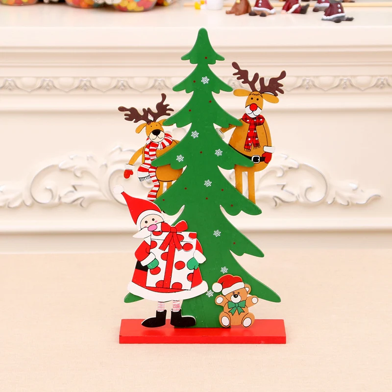 Decorative Christmas Tree with Reindeer Figurine Stornfield