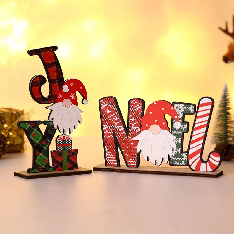 Decorative Christmas Table Block Sign Stornfield