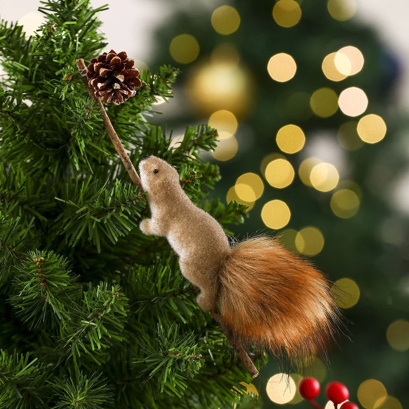 Decorative Christmas Squirrel Ornament Stornfield