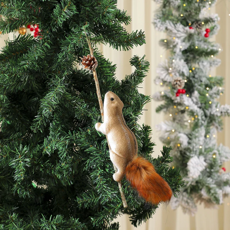 Decorative Christmas Squirrel Ornament Stornfield