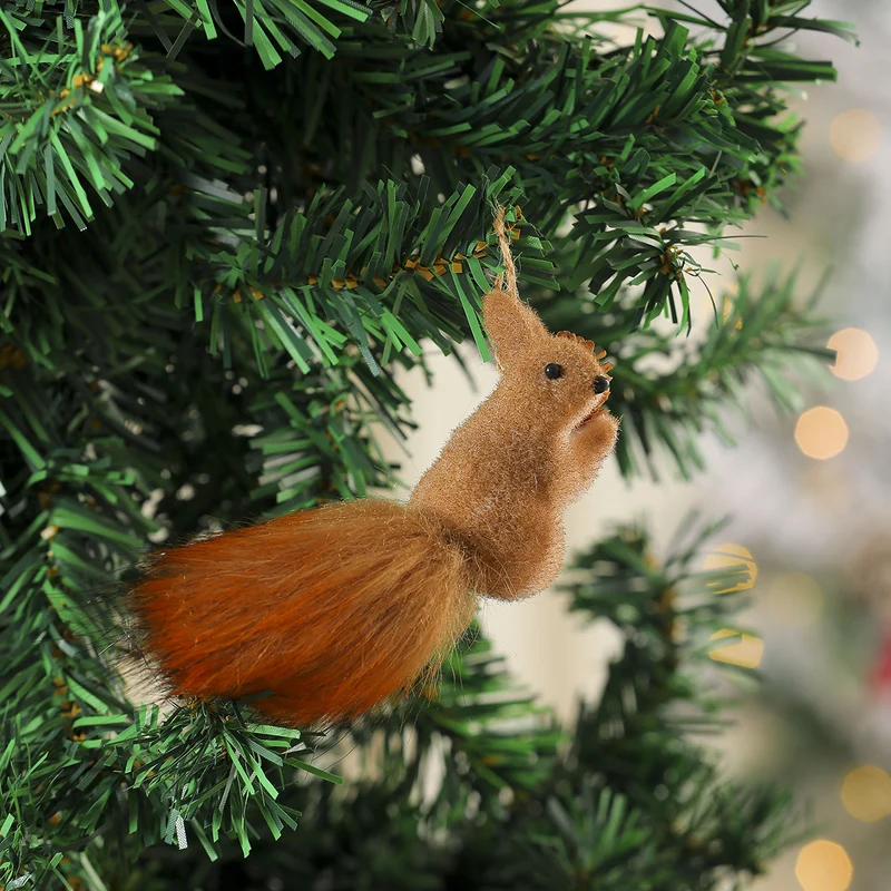 Decorative Christmas Squirrel Ornament Stornfield