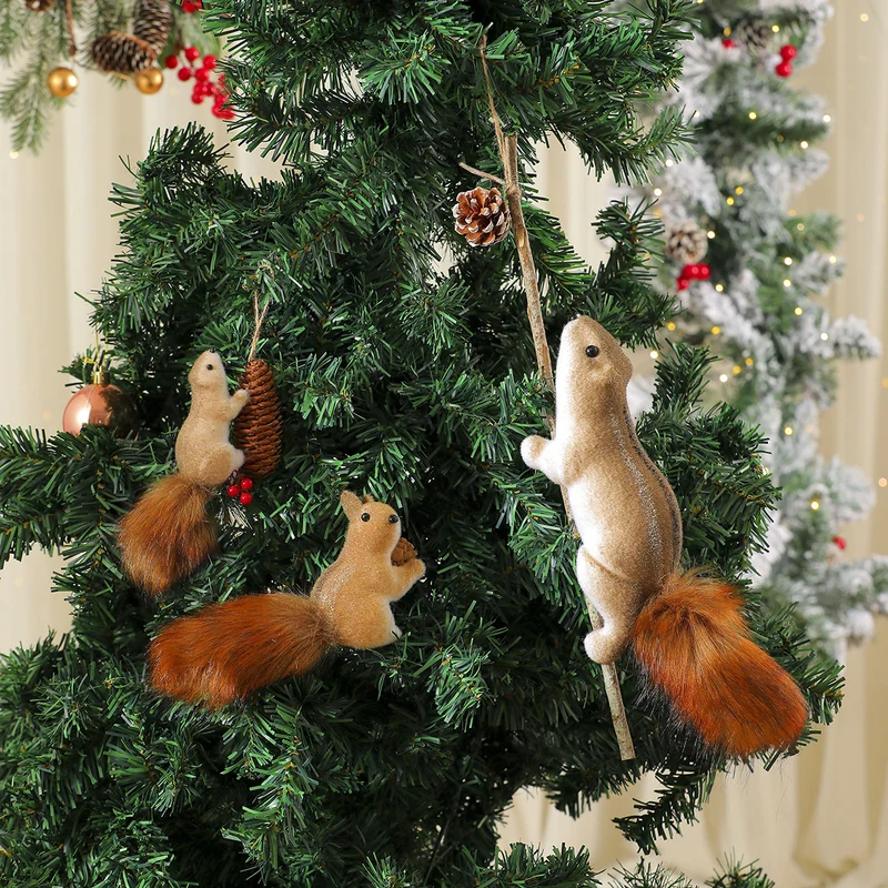 Decorative Christmas Squirrel Ornament Stornfield
