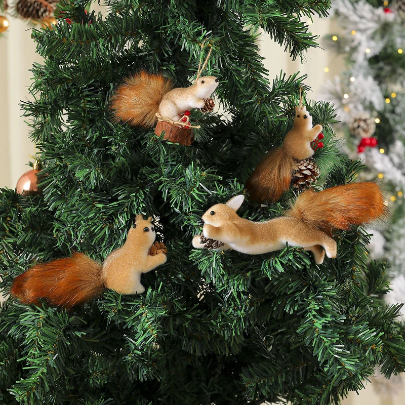 Decorative Christmas Squirrel Ornament Stornfield