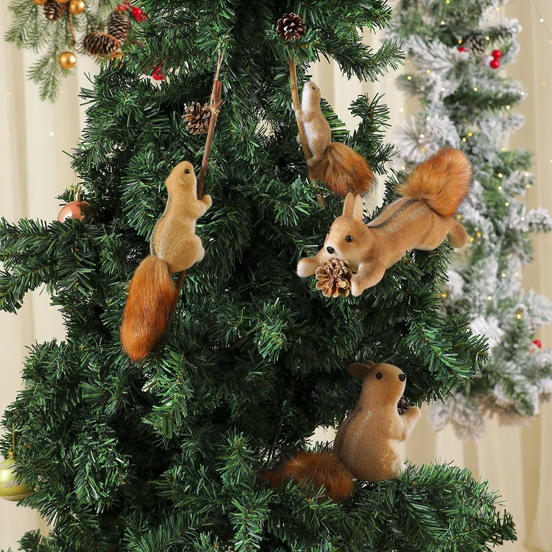 Decorative Christmas Squirrel Ornament Stornfield