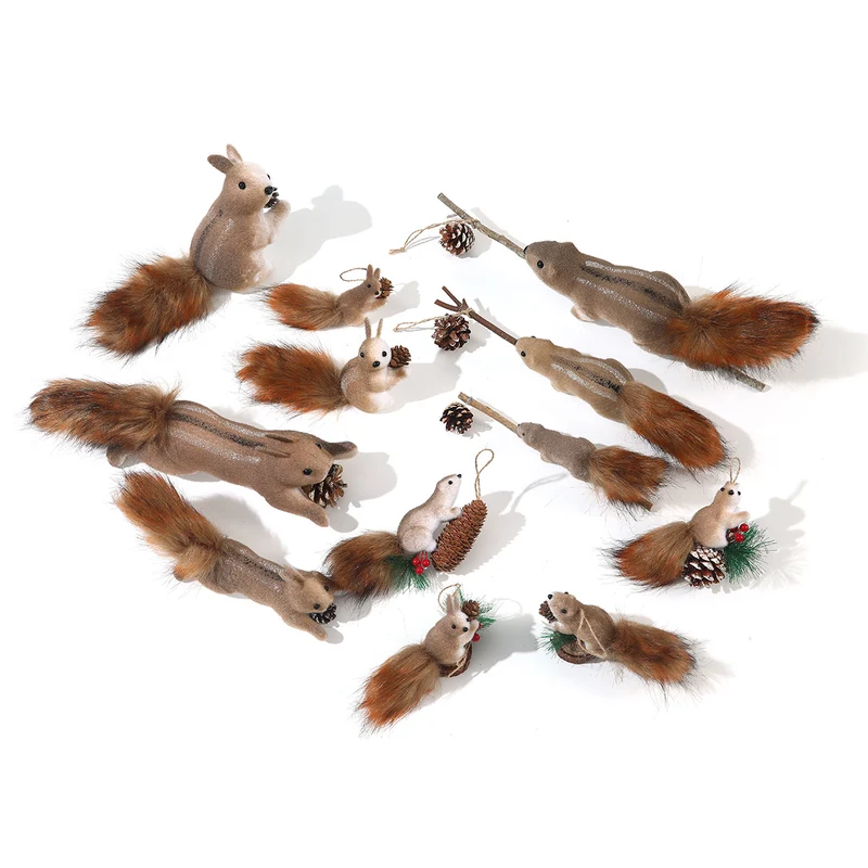 Decorative Christmas Squirrel Ornament Stornfield