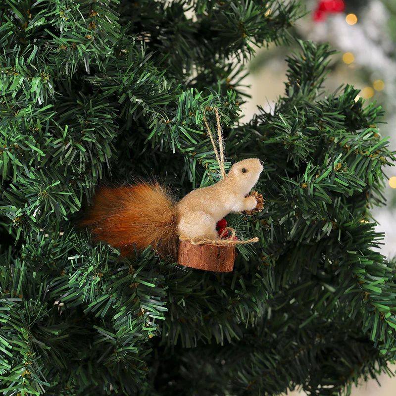 Decorative Christmas Squirrel Ornament Stornfield